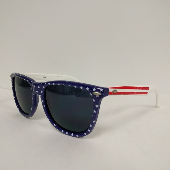 vintage Wayfarer flag theme sunglasses - Picture 2 of 4